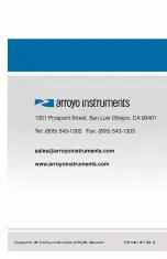 Предварительный просмотр 40 страницы Arroyo Instruments TECPak 585 Series User Manual