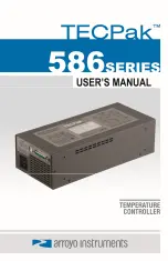 Arroyo Instruments TECPak 586 Series User Manual preview