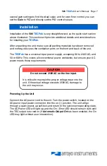 Preview for 7 page of Arroyo Instruments TECPak 586 Series User Manual