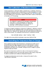 Preview for 25 page of Arroyo Instruments TECPak 586 Series User Manual