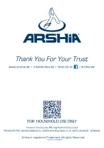 Preview for 30 page of ARSHIA BM106-2616 Instruction Manual