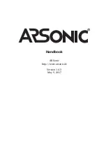 Arsonic T-8000 Handbook предпросмотр