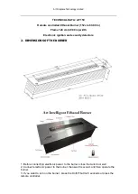 Предварительный просмотр 3 страницы Art Fireplace Technology AF150 Manual