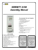 Art Hobby SERENITY 2.5M Assembly Manual preview