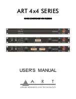 Art 4x4 Series User Manual preview