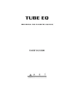 Art DUAL TUBE EQ User Manual предпросмотр