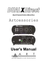 Preview for 1 page of Art DUALXDIRECT User Manual