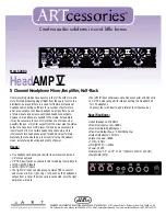 Art HeadAMP V Specifications предпросмотр