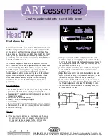 Art HeadTAP Specifications preview