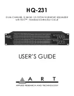 Предварительный просмотр 1 страницы Art HQ 231 User Manual