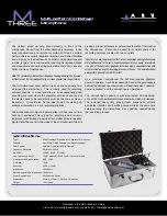 Предварительный просмотр 2 страницы Art M-THREE Datasheet