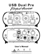 Предварительный просмотр 1 страницы Art USB Dual Pre User Manual