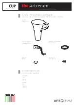 ArtCeram Cup OSL004 Assembly Instructions предпросмотр