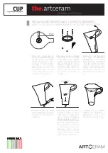 Предварительный просмотр 2 страницы ArtCeram Cup OSL004 Assembly Instructions