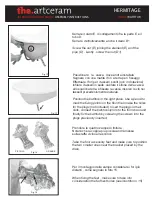 Preview for 6 page of ArtCeram HERMITAGE Assembly Instructions Manual