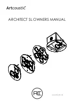 Preview for 1 page of Artcoustic Architect 2-1 SL Owner'S Manual