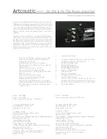 Preview for 2 page of Artcoustic PA250 Owner'S Manual