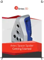 Artec 3D Space Spider Getting Started предпросмотр