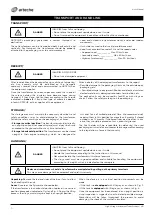 Preview for 4 page of Arteche UG-72 525 Series User Manual