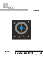 Artecta Domotion DLC-4 RGB Manual предпросмотр