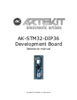 Artekit AK-STM32-DIP36 Reference Manual preview