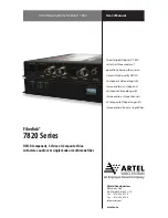 Preview for 1 page of Artel 7820-B7S User Manual