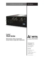 Preview for 16 page of Artel 7820-B7S User Manual