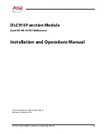 Preview for 3 page of Artel DigiLink DLC910 Installation And Operation Manual