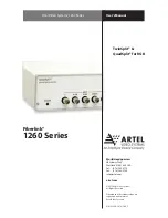 Preview for 8 page of Artel fiberlink 1260 series User Manual