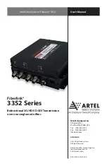 Preview for 16 page of Artel Fiberlink 3352 Series User Manual