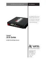 Artel Fiberlink 3355 Series User Manual preview