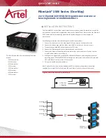 Artel FiberLink 3513A Quick Start Manual preview