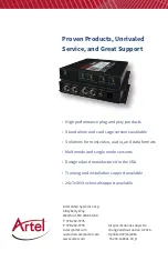 Preview for 8 page of Artel FiberLink Beamer-V Installation And Operation Manual