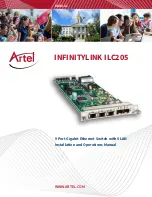 Preview for 1 page of Artel INFINITYLINK ILC205 Installation And Operation Manual