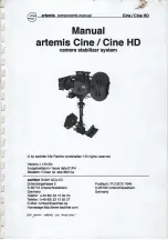 Preview for 1 page of Artemis Cine Manual