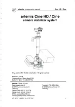 Preview for 3 page of Artemis Cine Manual