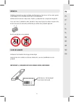 Предварительный просмотр 5 страницы Artens inga Assembly, Use, Maintenance Manual