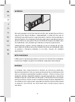 Предварительный просмотр 8 страницы Artens inga Assembly, Use, Maintenance Manual