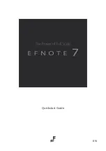 Artesia Pro Efnote 7 Quick Start Manual preview