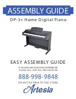 Предварительный просмотр 1 страницы Artesia DP-3+ Assembly Manual