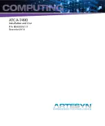 Artesyn Embedded Technology ATCA-7490 Installation And Use Manual предпросмотр