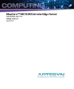 Artesyn MaxCore MC1600 Installation And Use Manual предпросмотр