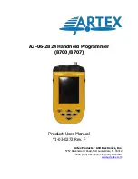 Предварительный просмотр 1 страницы ARTEX 8700 Product User Manual