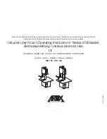 Предварительный просмотр 1 страницы ARTEX A/E 155 Operating Instructions Manual