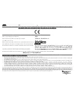 Предварительный просмотр 4 страницы ARTEX A/E 155 Operating Instructions Manual