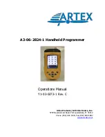 ARTEX A3-06-2824-1 Operation Manual предпросмотр