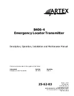 Preview for 1 page of ARTEX B406-4 Description, Operation, Installation And Maintenance Manual