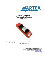 ARTEX DGL-1 Installation And Maintenance Manual предпросмотр