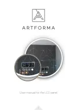 Preview for 1 page of Artforma LCD panel User Manual