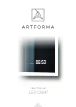 Artforma SG-11 ZEGAR LED User Manual preview